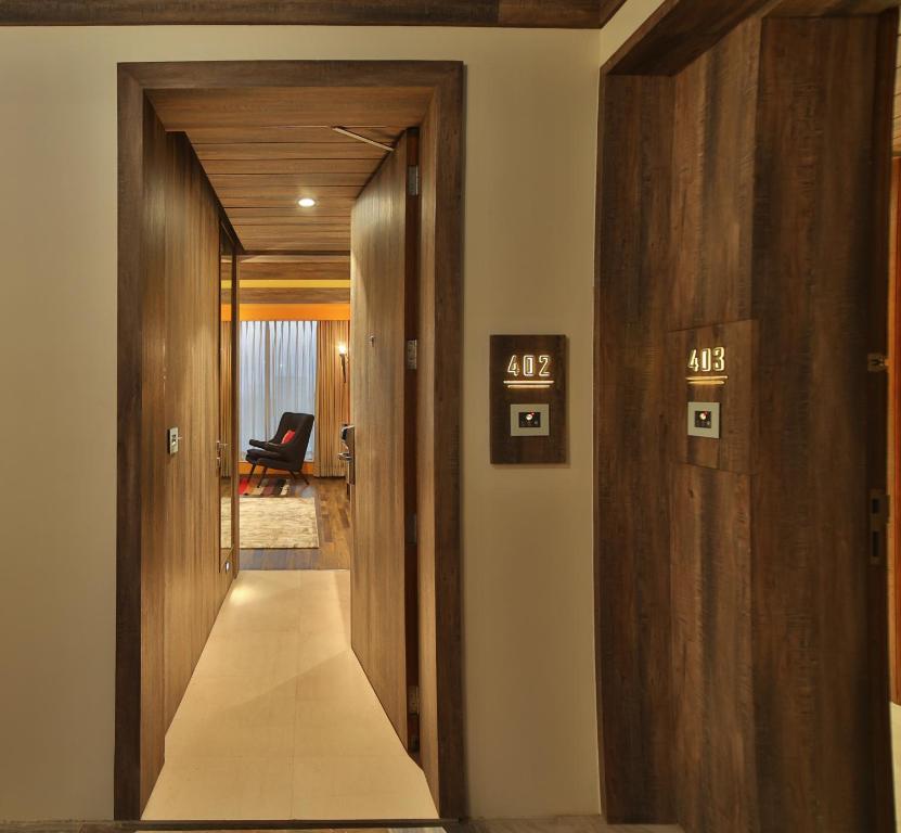 Luxurious hotel dining area with elegant ambiance