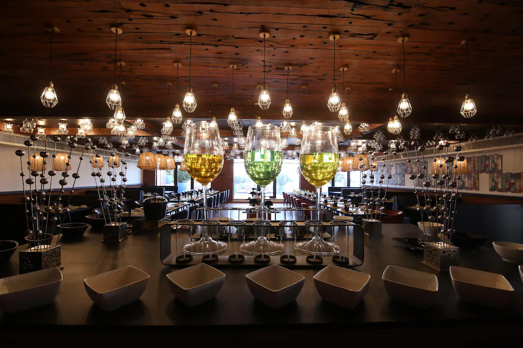 Creamy spinach and ricotta cannelloni on a plate